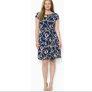 Lauren Ralph Lauren Nautical Dress with Rope Belt